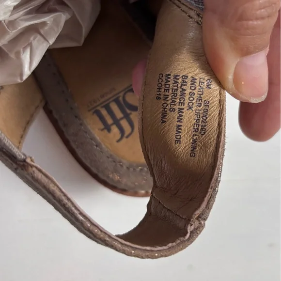 Söfft Nalda Metallic Suede Sandals Women’s 6M – Distressed Leather Comfort Chic - Picture 6 of 14